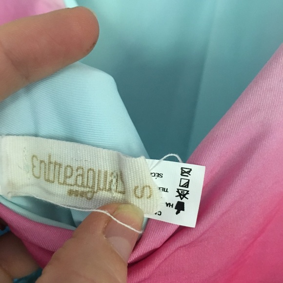 Swimsuit one piece Anthropologie woven open back s - Picture 6 of 6